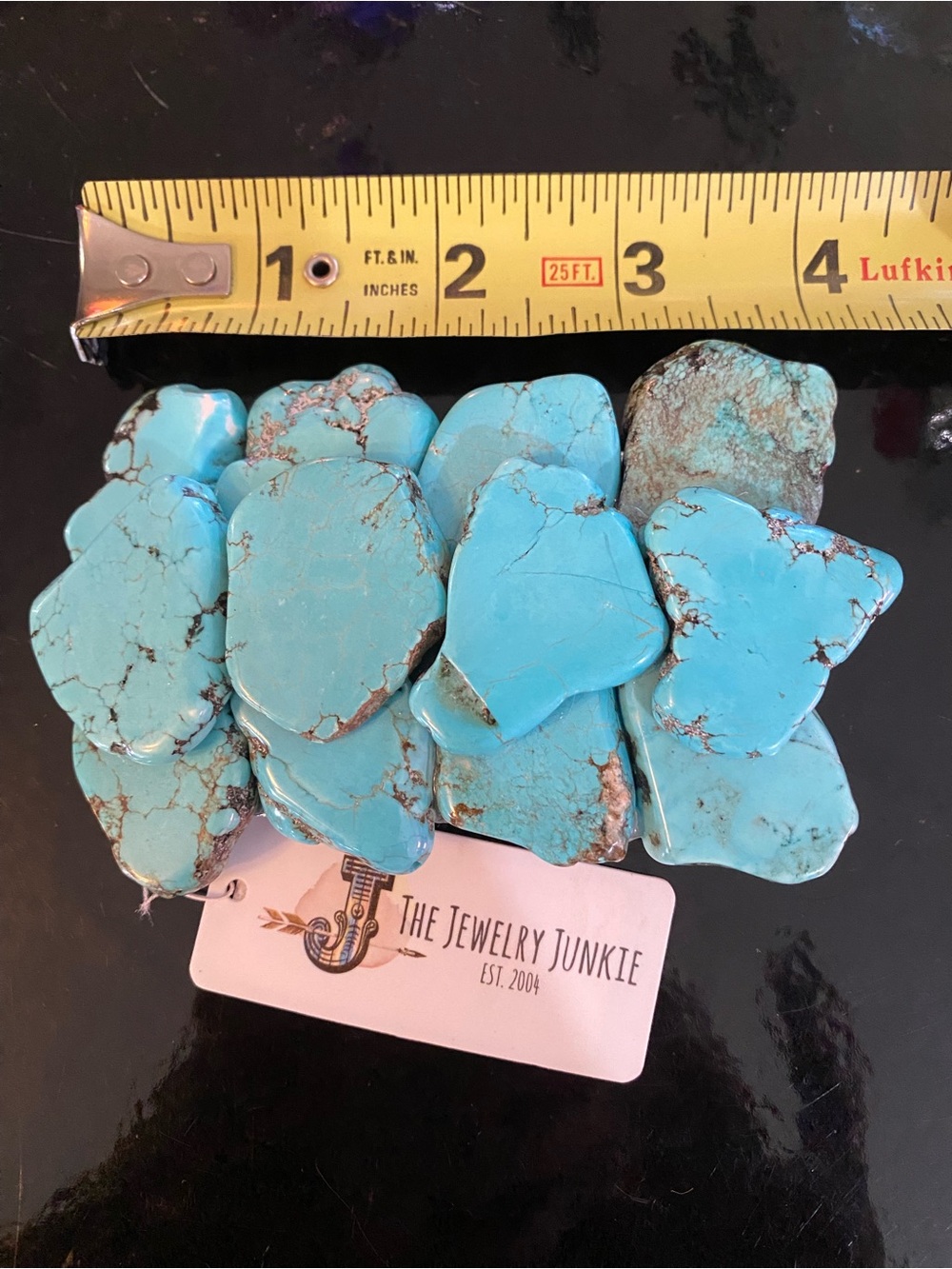 Authentic Real Turquoise Slab Belt Buckle. Never used with Tags. Men or women’s - Picture 4 of 10